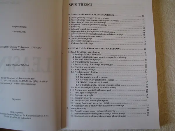 Leasing, Bogdan Olszewski, Dorota Kosacka-Łędzewicz