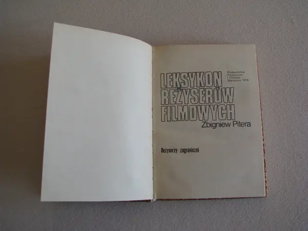 Leksykon reżyserów filmowych Reżyserzy zagraniczni Z. Pitera