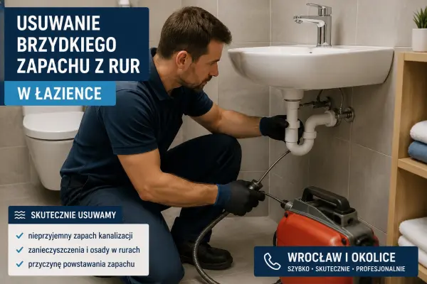 Likwidacja zapachów z rur i odpływów, Wrocław, cennik