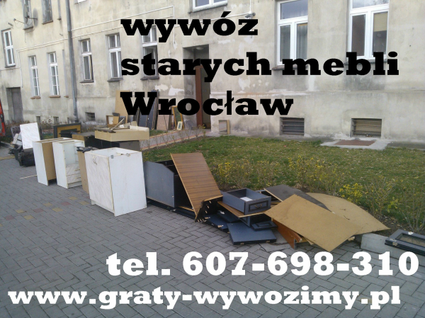 Likwidacja,opróżnianie mieszkań Wrocław,Wywóz,utylizacja meb