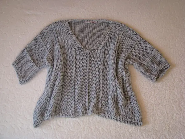 Luźny sweterek, sweter narzutka, oversize nietoperz, rozm. S