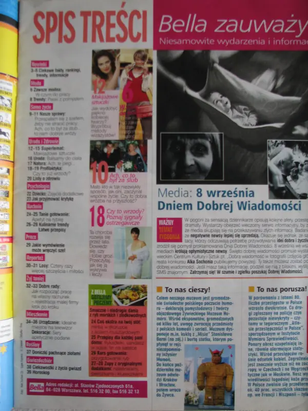 Magazyn Bella nr 18, 19 i 28 z 2003 r.