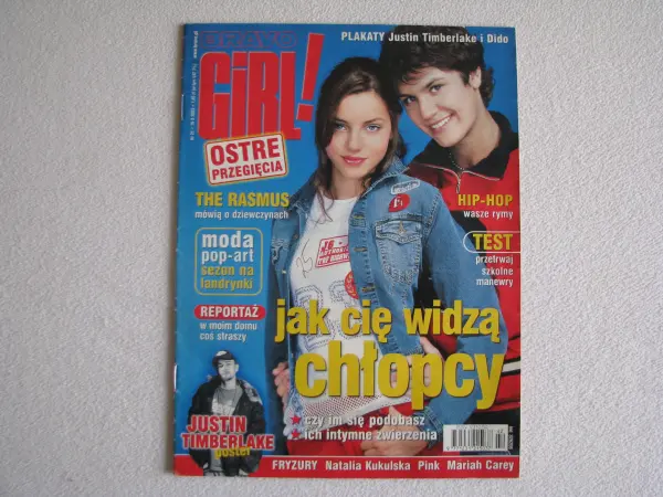 Magazyn Bravo, Bravo Girl, Popcorn z 2003 r. dodatki plakaty