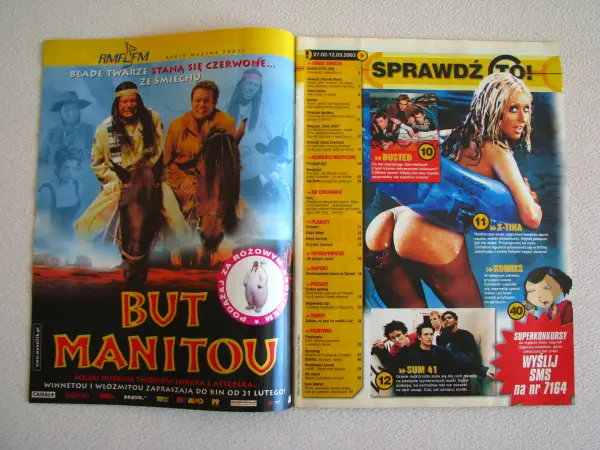 Magazyn Bravo, Bravo Girl 2003 r. dodatki plakaty