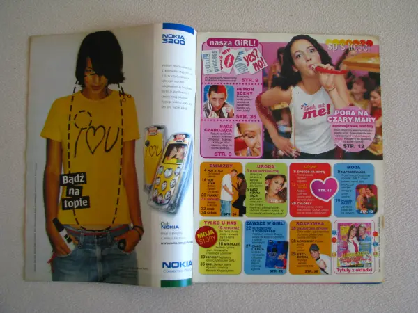 Magazyn Bravo, Bravo Girl 2003 r. dodatki plakaty