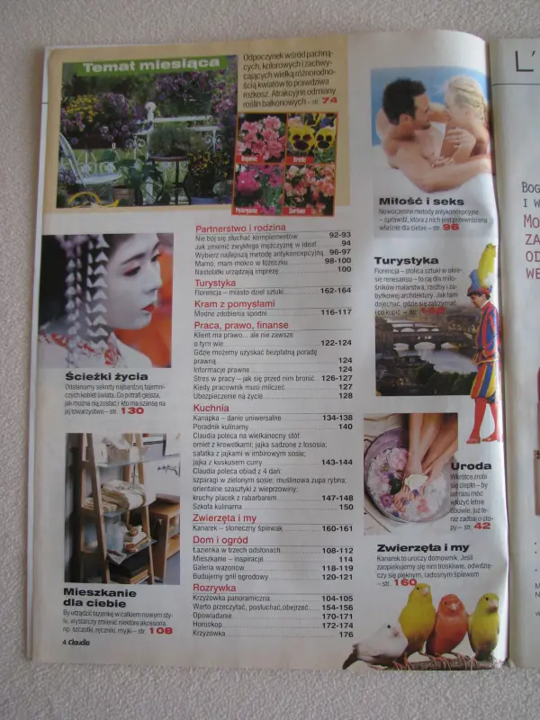 Magazyn Claudia – miesięcznik z lat 1997 - 2013