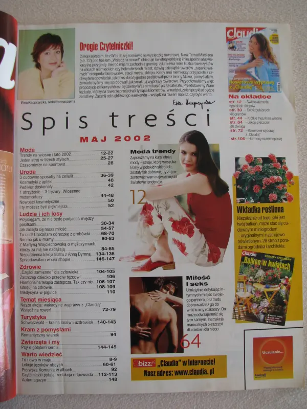 Magazyn Claudia – miesięcznik z lat 1997 - 2013