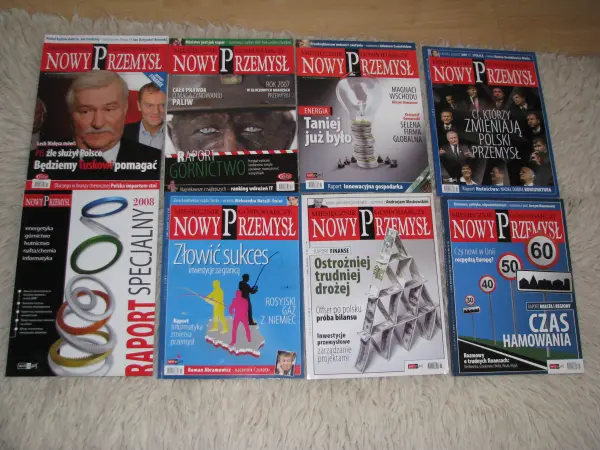 Magazyn gospodarczy Nowy Przemysł – miesięcznik 2008-2010