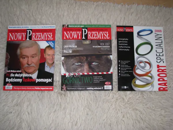Magazyn gospodarczy Nowy Przemysł – miesięcznik 2008-2010