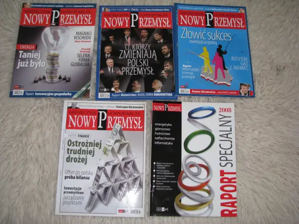Magazyn gospodarczy Nowy Przemysł – miesięcznik 2008-2010
