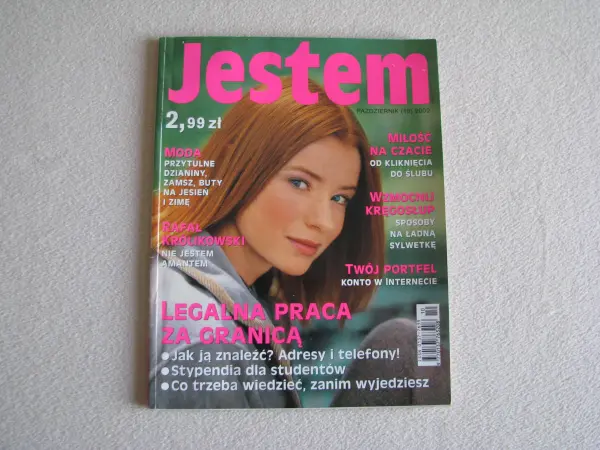 Magazyn Jestem nr 10 z 2002 r miesięcznik dla młodych kobiet
