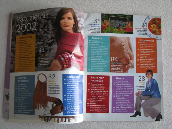 Magazyn Jestem nr 10 z 2002 r miesięcznik dla młodych kobiet