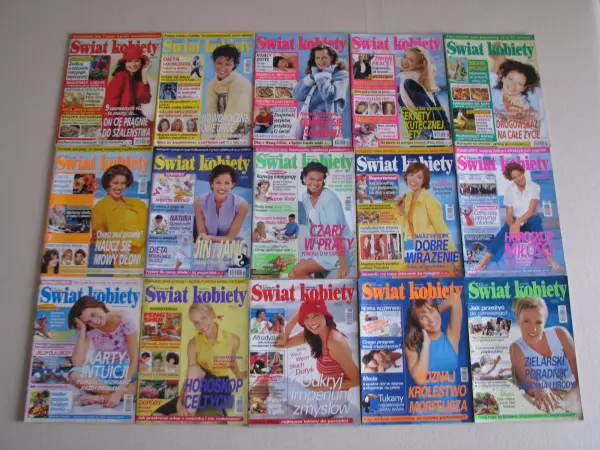 Magazyn Świat kobiety z lat 2000 - 2002 r. 