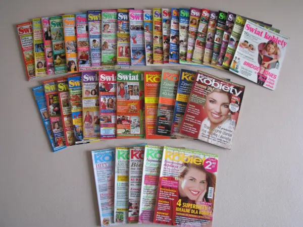 Magazyn Świat kobiety z lat 2000 - 2002 r. 