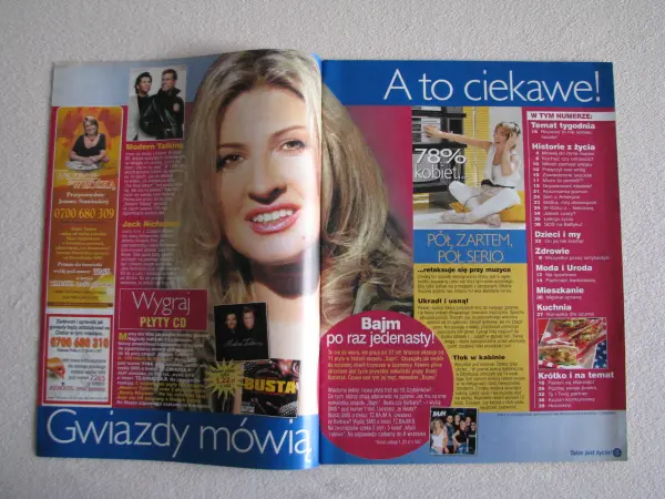 Magazyn Takie jest życie nr 9 i 36 z 2003 r.  