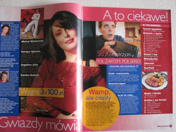 Magazyn Takie jest życie nr 9 i 36 z 2003 r.  