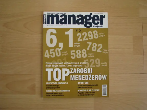 Manager Magazin – miesięcznik 2005 - 2009 r.