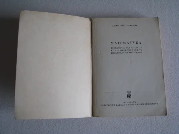 Matematyka – Lipczyński, Olczak – podręcznik IX klasa koresp