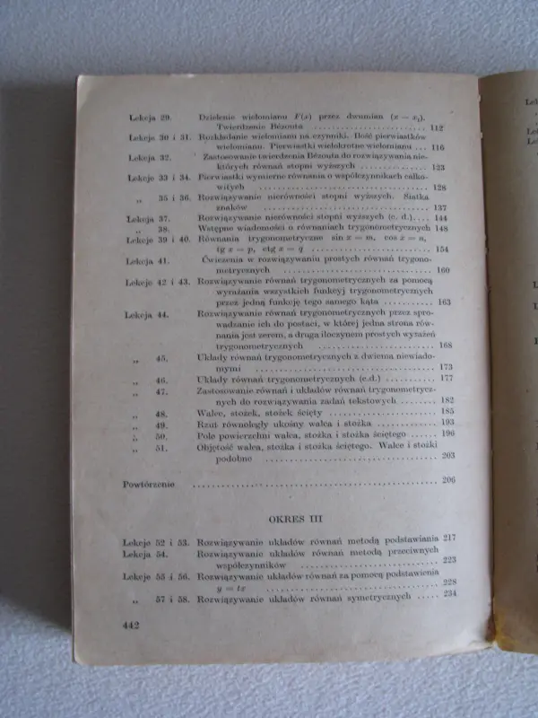 Matematyka – Lipczyński, Olczak – podręcznik IX klasa koresp