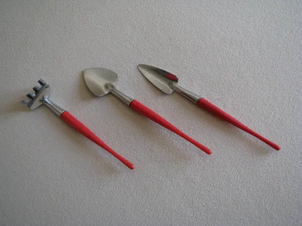 Mini narzędzia ogrodnicze do doniczek, pikowania, bonzai