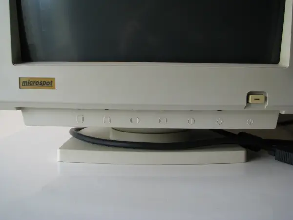 Monitor do komputera CRT Microspot 14cali 1995r Retro Gaming