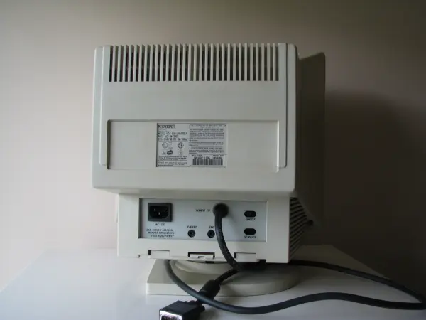 Monitor do komputera CRT Microspot 14cali 1995r Retro Gaming