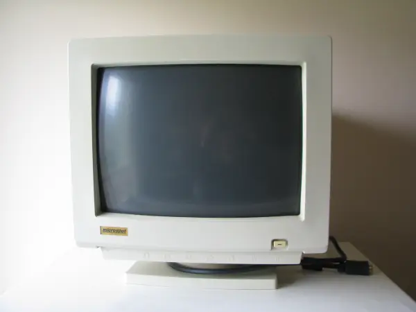 Monitor do komputera CRT Microspot 14cali 1995r Retro Gaming