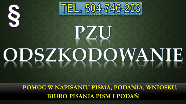 Napisanie odwołania do ZUS, tel. 504-746-203. Ile kosztuje ?