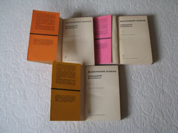 Naszyjnik królowej, Alexandre Dumas komplet - 3 tomy