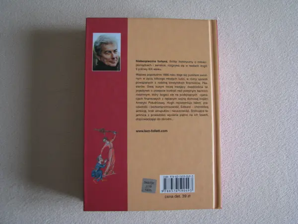 Niebezpieczna fortuna – Ken Follett - twarda oprawa 