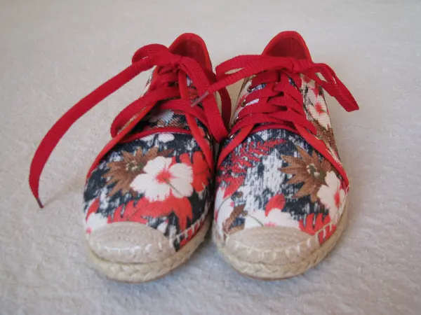 Nowe sznurowane espadryle lniane, tenisówki Sofi rozm. 38
