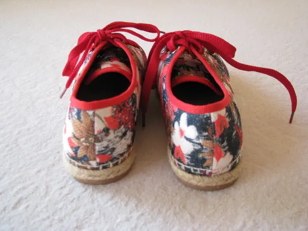 Nowe sznurowane espadryle lniane, tenisówki Sofi rozm. 38