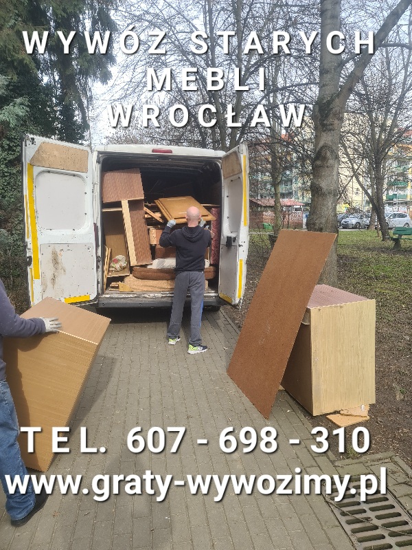 Odbiór,wywóz,utylizacja starych mebli Wrocław.
