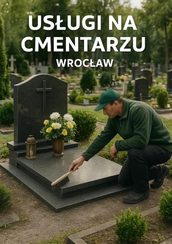 Opieka nad grobem, sprzątanie grobu, Cmentarz Oleśnica