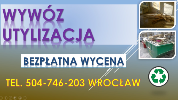 Opróżnienie mieszkania cena tel. 504-746-203, likwidacja,