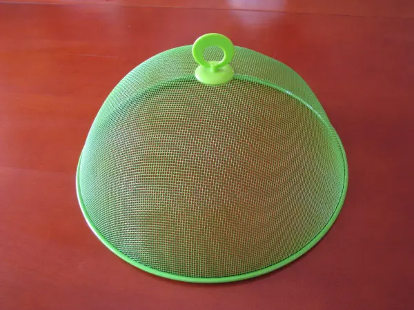 Osłonka ochronna na żywność metalowa siatka 30cm   