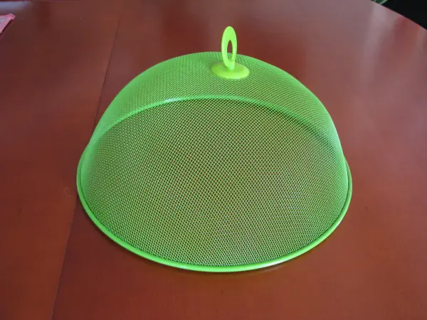 Osłonka ochronna na żywność metalowa siatka 30cm   