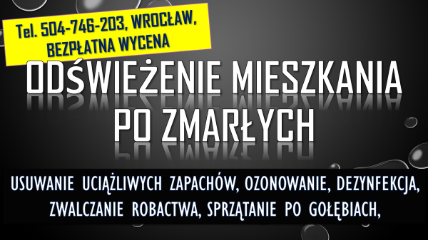 Ozonowanie mieszkania, cena, tel. 504-746-203, Wrocław