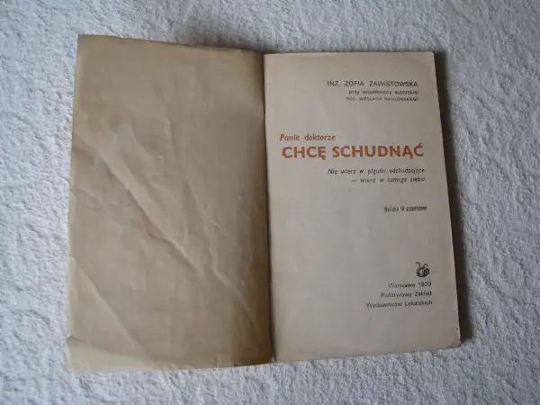 Panie doktorze chcę schudnąć, Zofia Zawistowska   