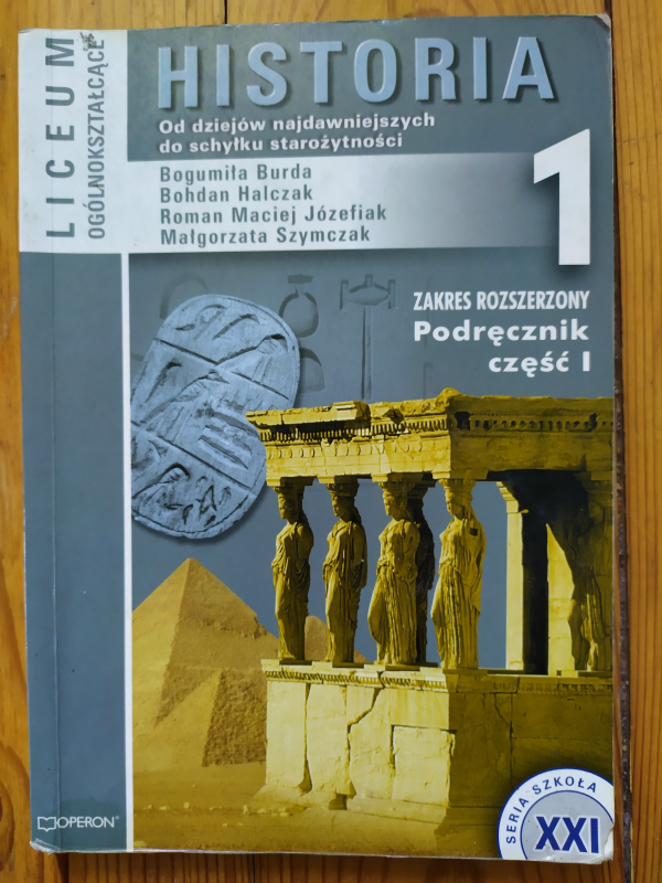 Podręcznik szkolny liceum zakres rozszerzony historia operon