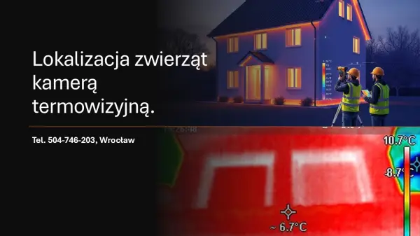 Poszukiwanie zaginionych zwierząt, termowizją, t.504746203
