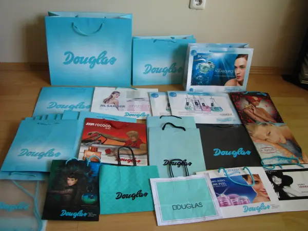 Prezentowa torebka torba papierowa zakupowa Douglas Sephora