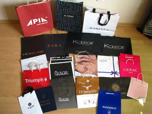 Prezentowa torebka torba papierowa zakupowa Douglas Sephora