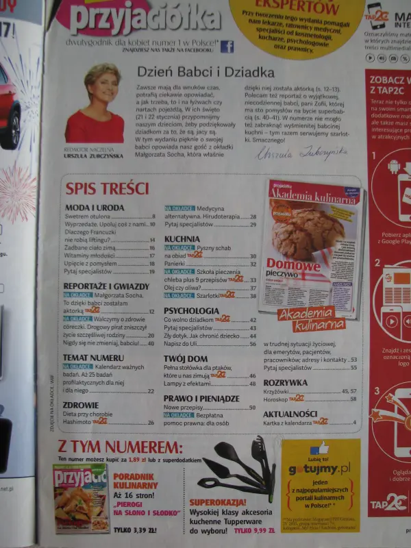Przyjaciółka z 2017 i 2018 r. – dwutygodnik