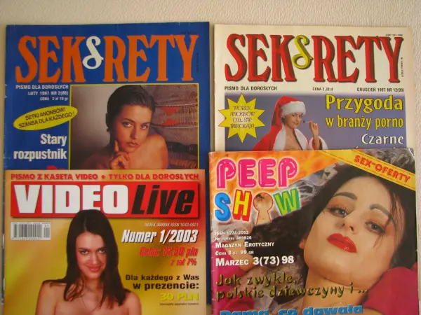 Magazyn dla dorosłych 1997–2003 SEKsRETY Peep Show Video Lif