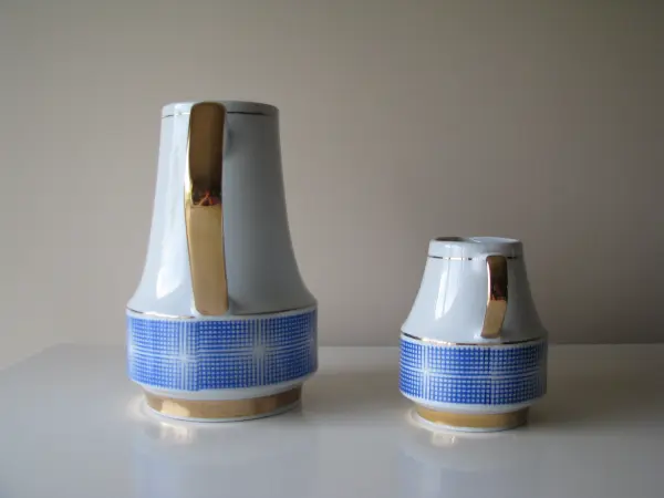 Serwis do kawy herbaty Roman porcelana Chodzież lata 60-te