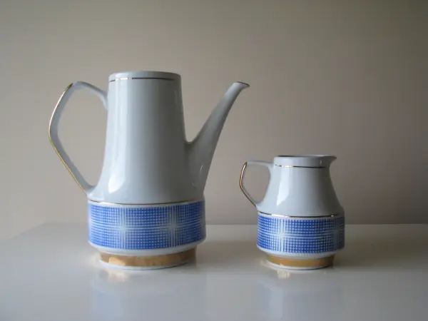 Serwis do kawy herbaty Roman porcelana Chodzież lata 60-te