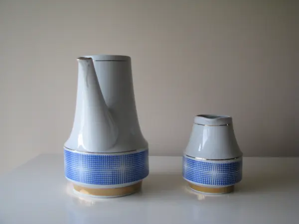 Serwis do kawy herbaty Roman porcelana Chodzież lata 60-te