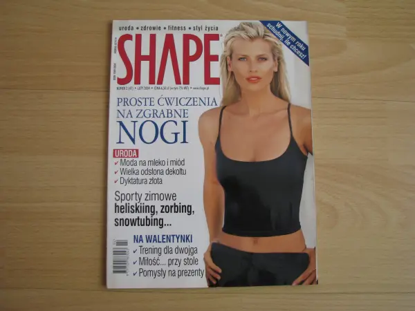 Shape nr 1-3, 2004 rok - magazyn - uroda, zdrowie, fitness,