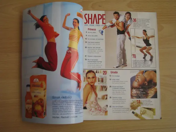Shape nr 1-3, 2004 rok - magazyn - uroda, zdrowie, fitness,